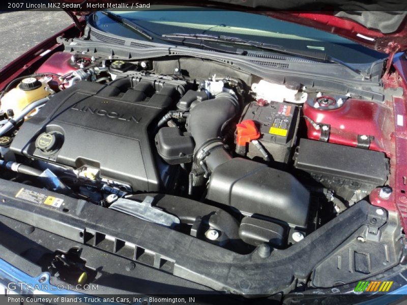 Merlot Metallic / Sand 2007 Lincoln MKZ Sedan