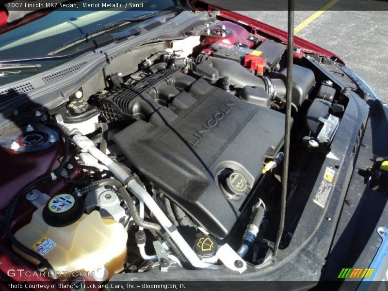 Merlot Metallic / Sand 2007 Lincoln MKZ Sedan