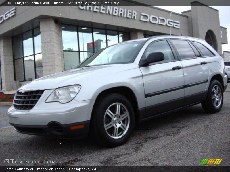 Bright Silver Metallic / Pastel Slate Gray 2007 Chrysler Pacifica AWD