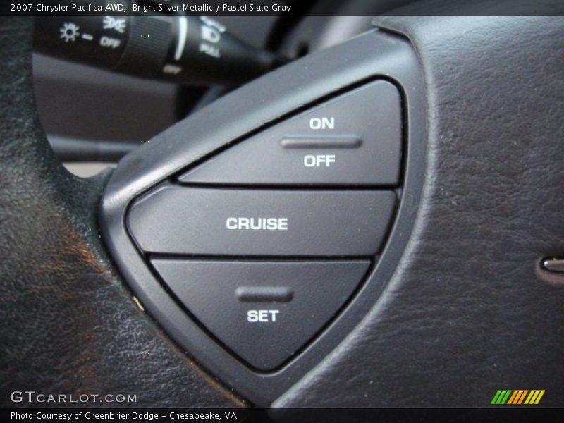 Bright Silver Metallic / Pastel Slate Gray 2007 Chrysler Pacifica AWD