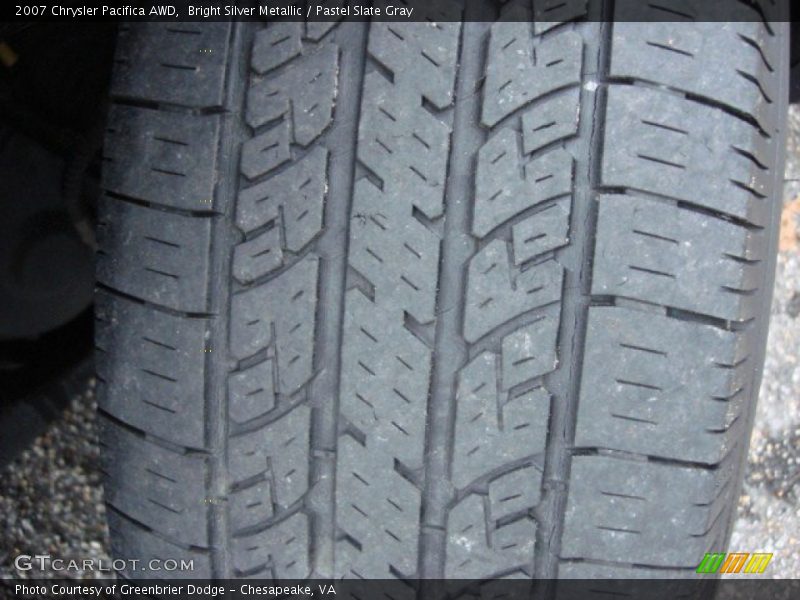 Bright Silver Metallic / Pastel Slate Gray 2007 Chrysler Pacifica AWD
