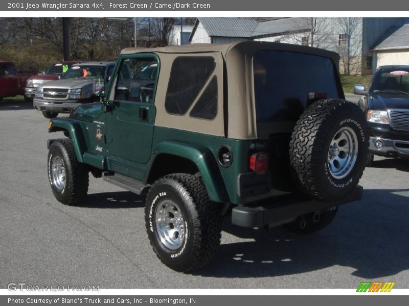 Forest Green / Camel/Dark Green 2001 Jeep Wrangler Sahara 4x4