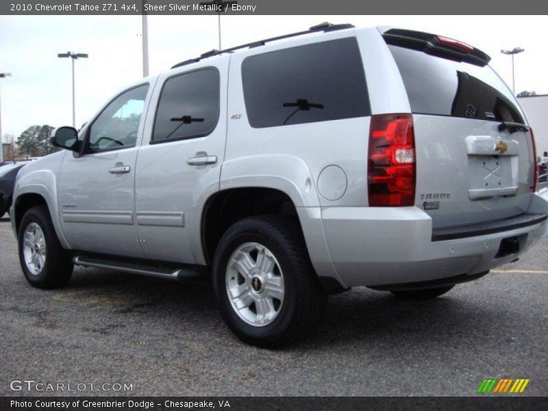 Sheer Silver Metallic / Ebony 2010 Chevrolet Tahoe Z71 4x4
