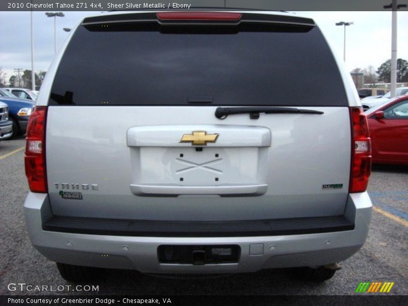 Sheer Silver Metallic / Ebony 2010 Chevrolet Tahoe Z71 4x4