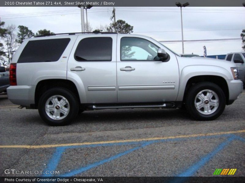 Sheer Silver Metallic / Ebony 2010 Chevrolet Tahoe Z71 4x4