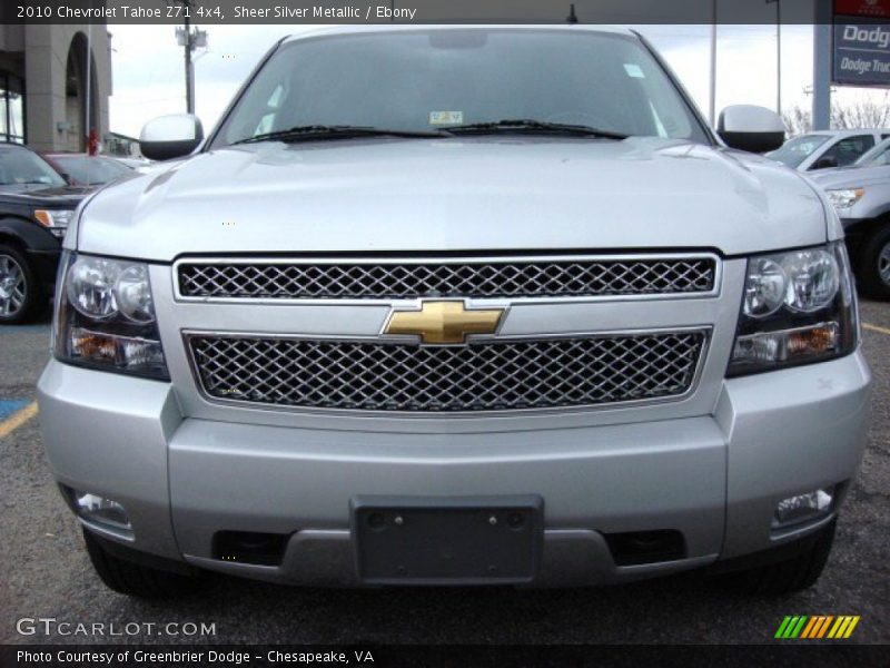 Sheer Silver Metallic / Ebony 2010 Chevrolet Tahoe Z71 4x4