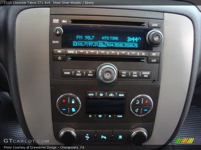 Sheer Silver Metallic / Ebony 2010 Chevrolet Tahoe Z71 4x4