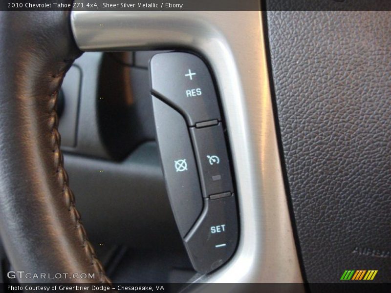 Sheer Silver Metallic / Ebony 2010 Chevrolet Tahoe Z71 4x4