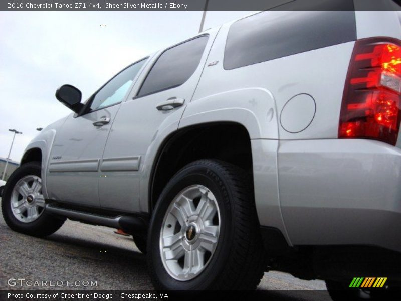 Sheer Silver Metallic / Ebony 2010 Chevrolet Tahoe Z71 4x4