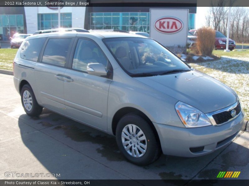 Silverstone Beige / Beige 2012 Kia Sedona LX