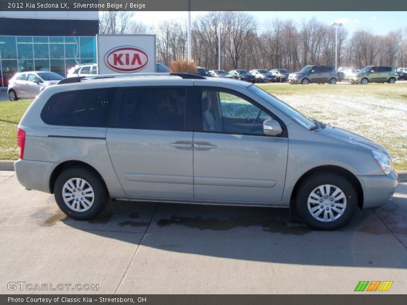 Silverstone Beige / Beige 2012 Kia Sedona LX