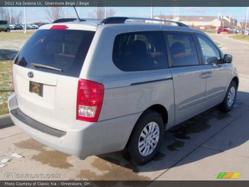 Silverstone Beige / Beige 2012 Kia Sedona LX