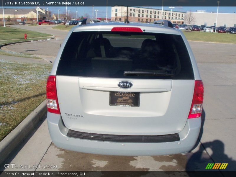 Silverstone Beige / Beige 2012 Kia Sedona LX