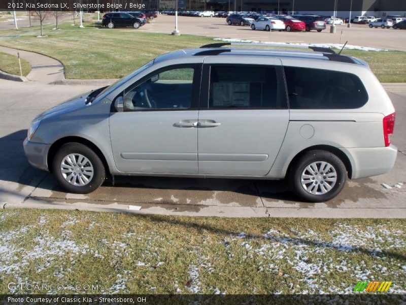 Silverstone Beige / Beige 2012 Kia Sedona LX