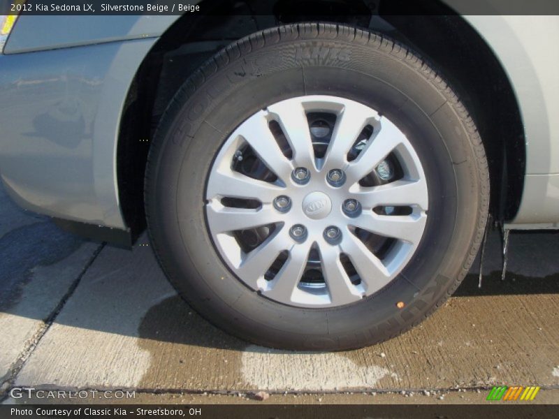 Silverstone Beige / Beige 2012 Kia Sedona LX