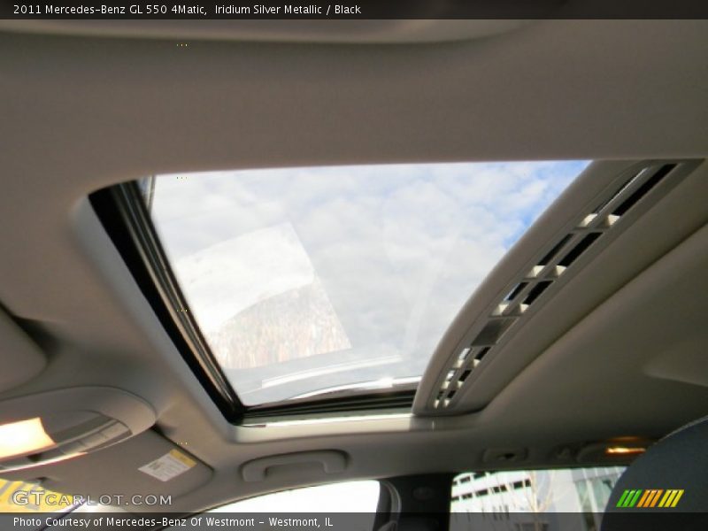 Iridium Silver Metallic / Black 2011 Mercedes-Benz GL 550 4Matic