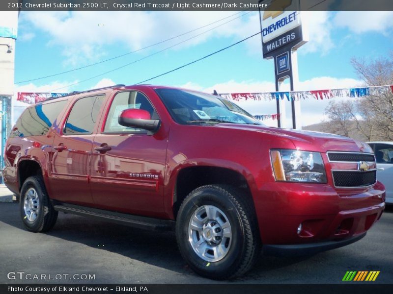 Crystal Red Tintcoat / Light Cashmere/Dark Cashmere 2012 Chevrolet Suburban 2500 LT
