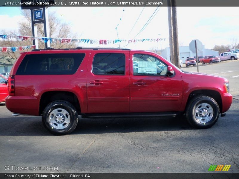 Crystal Red Tintcoat / Light Cashmere/Dark Cashmere 2012 Chevrolet Suburban 2500 LT