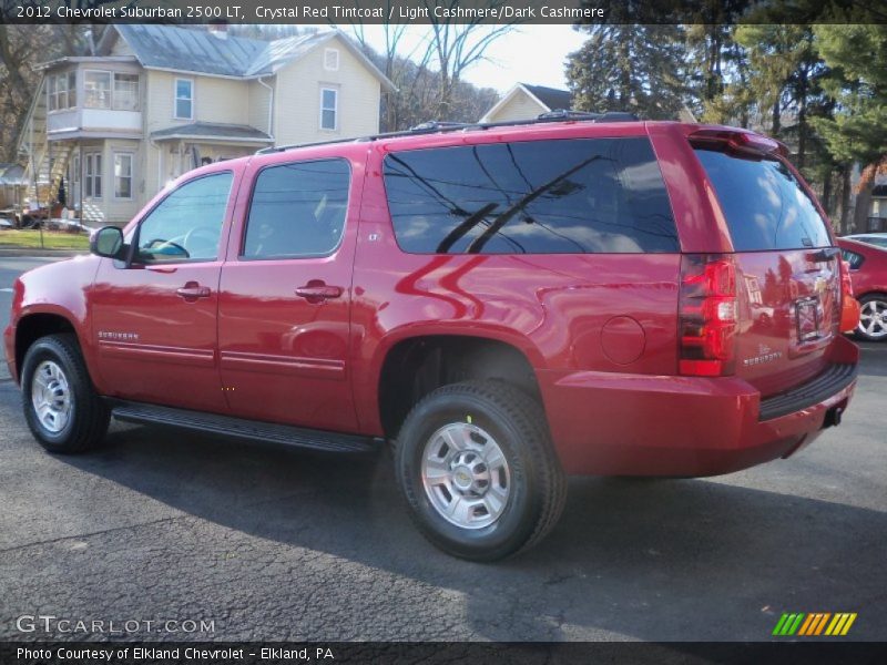 Crystal Red Tintcoat / Light Cashmere/Dark Cashmere 2012 Chevrolet Suburban 2500 LT