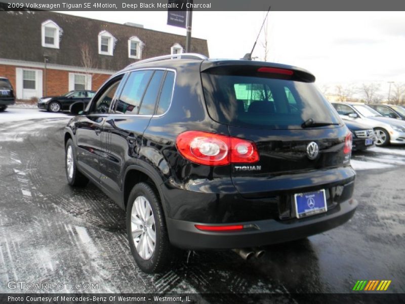 Deep Black Metallic / Charcoal 2009 Volkswagen Tiguan SE 4Motion
