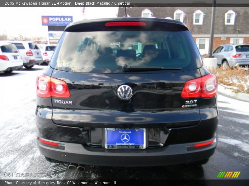 Deep Black Metallic / Charcoal 2009 Volkswagen Tiguan SE 4Motion
