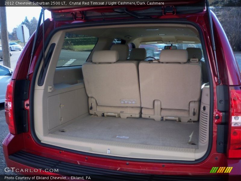 Crystal Red Tintcoat / Light Cashmere/Dark Cashmere 2012 Chevrolet Suburban 2500 LT