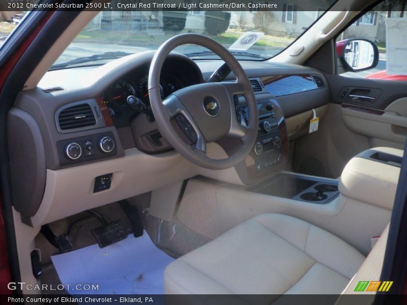 Crystal Red Tintcoat / Light Cashmere/Dark Cashmere 2012 Chevrolet Suburban 2500 LT