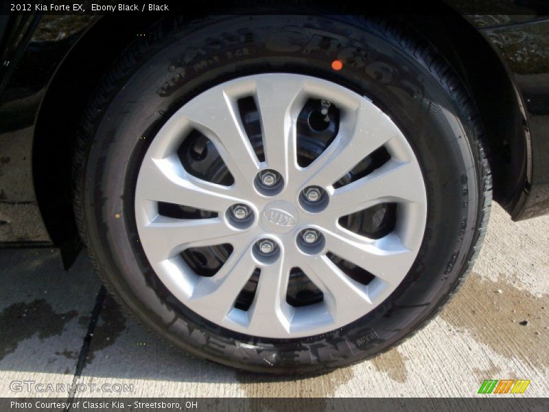 Ebony Black / Black 2012 Kia Forte EX