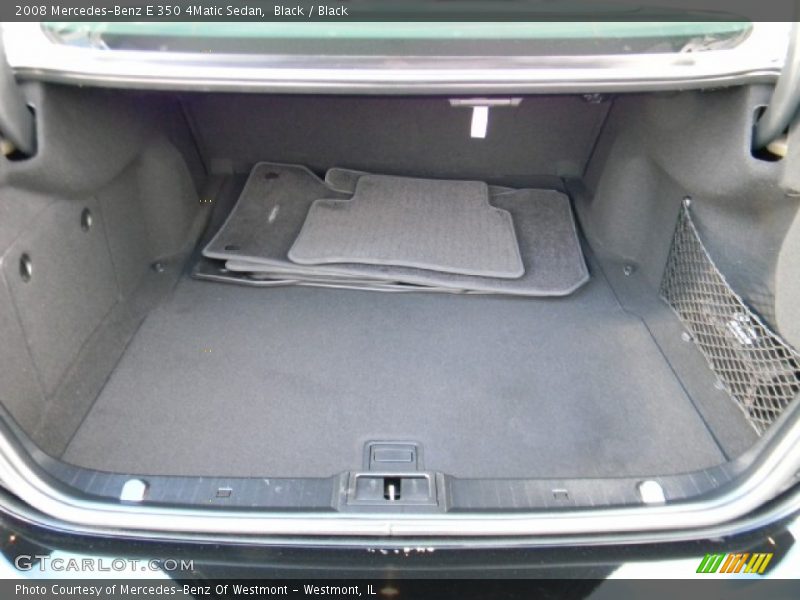 Black / Black 2008 Mercedes-Benz E 350 4Matic Sedan