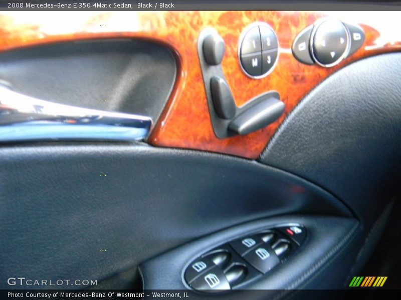 Black / Black 2008 Mercedes-Benz E 350 4Matic Sedan
