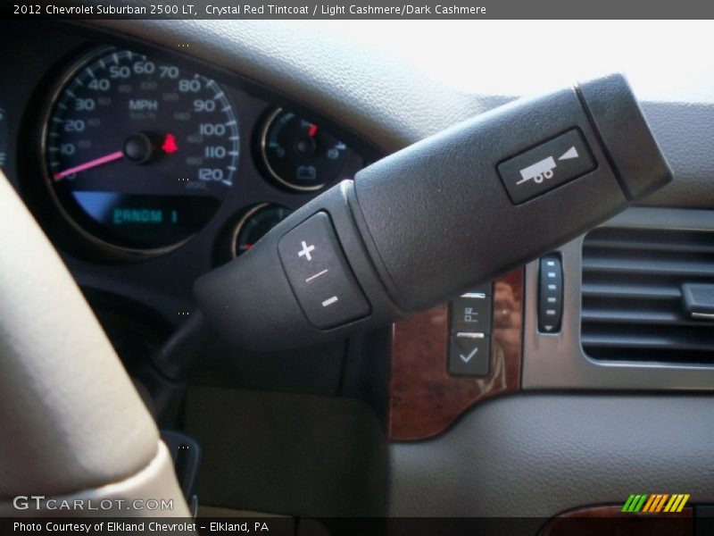 Controls of 2012 Suburban 2500 LT