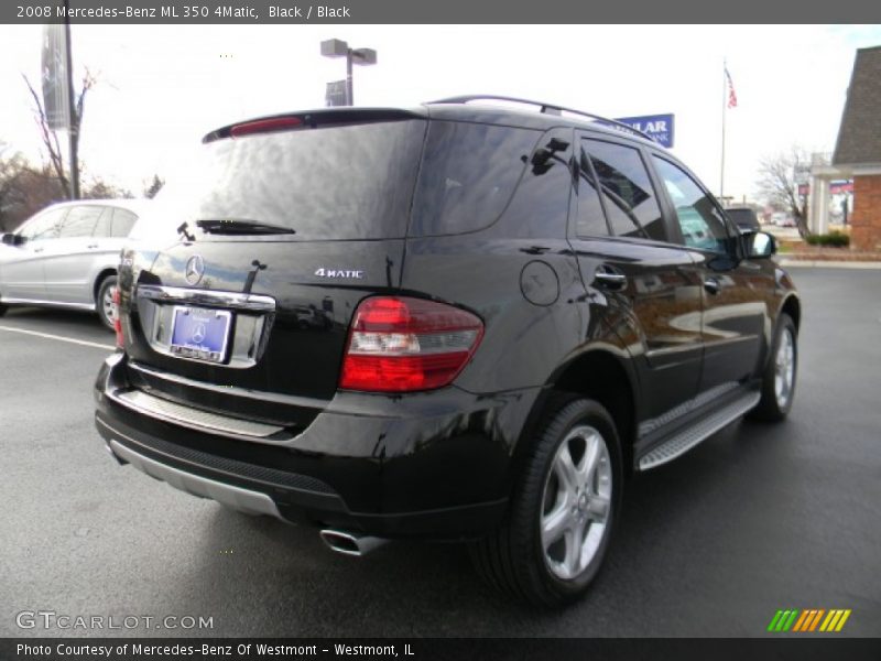 Black / Black 2008 Mercedes-Benz ML 350 4Matic