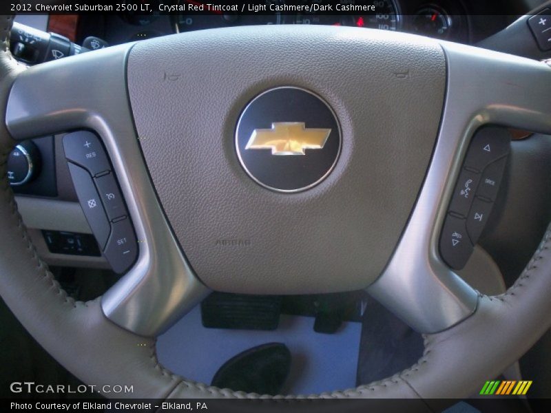 Crystal Red Tintcoat / Light Cashmere/Dark Cashmere 2012 Chevrolet Suburban 2500 LT