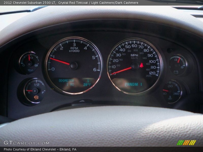  2012 Suburban 2500 LT 2500 LT Gauges