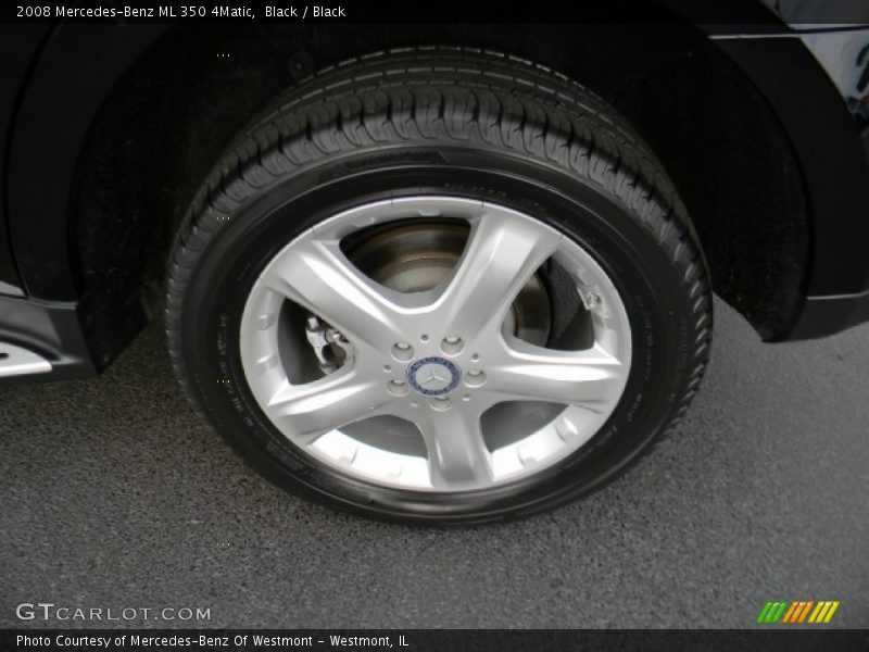 Black / Black 2008 Mercedes-Benz ML 350 4Matic