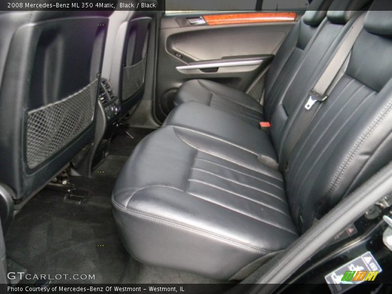 Black / Black 2008 Mercedes-Benz ML 350 4Matic