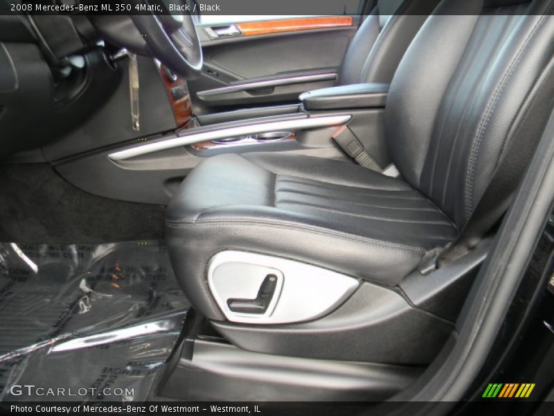 Black / Black 2008 Mercedes-Benz ML 350 4Matic