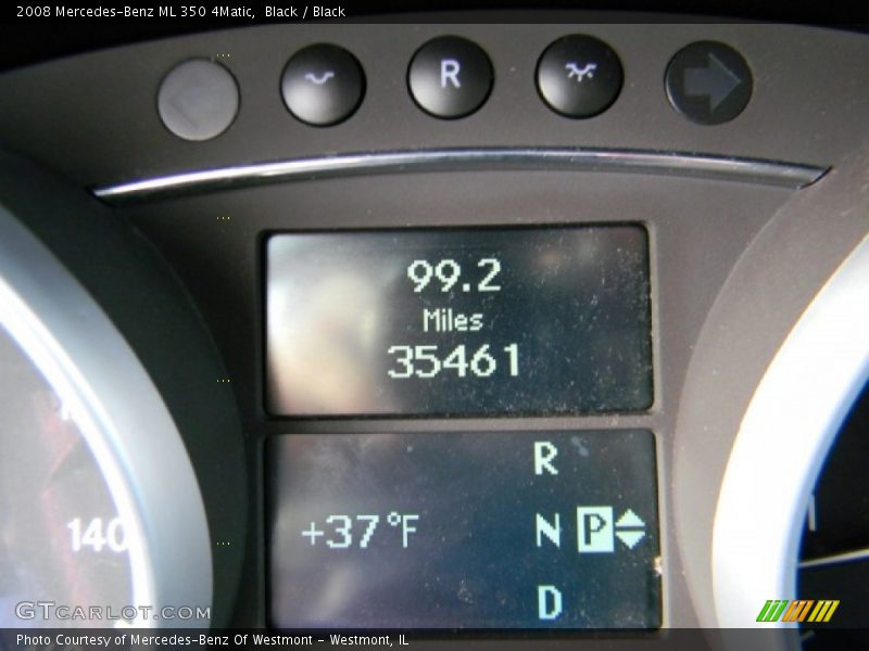 Black / Black 2008 Mercedes-Benz ML 350 4Matic