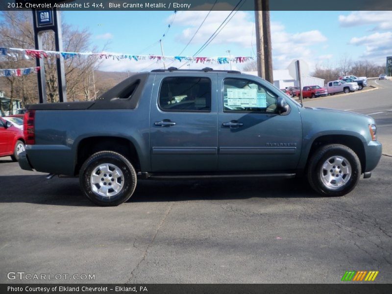 Blue Granite Metallic / Ebony 2012 Chevrolet Avalanche LS 4x4