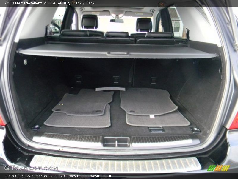 Black / Black 2008 Mercedes-Benz ML 350 4Matic