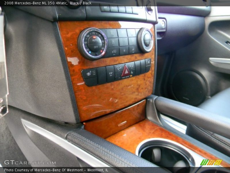 Black / Black 2008 Mercedes-Benz ML 350 4Matic