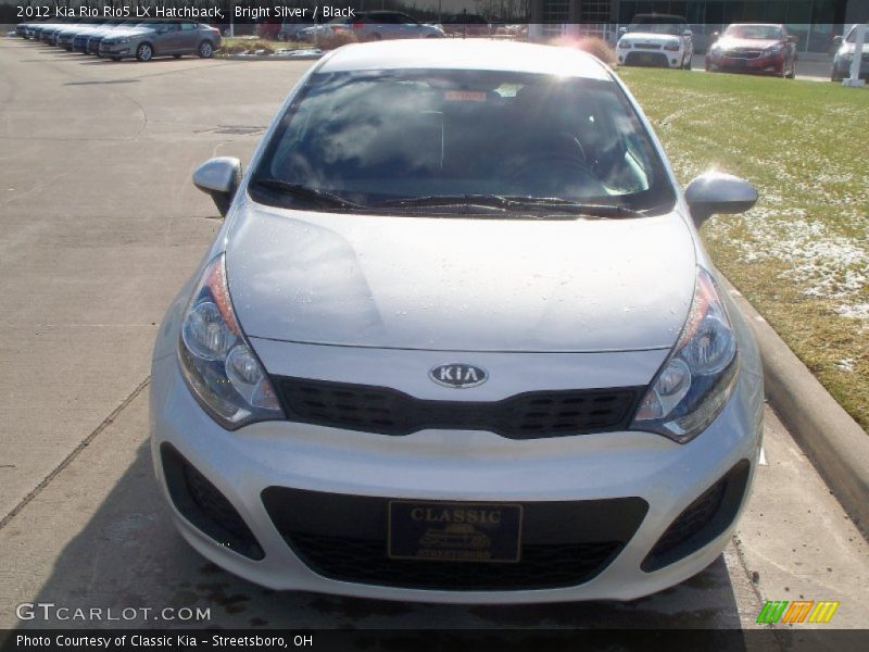 Bright Silver / Black 2012 Kia Rio Rio5 LX Hatchback
