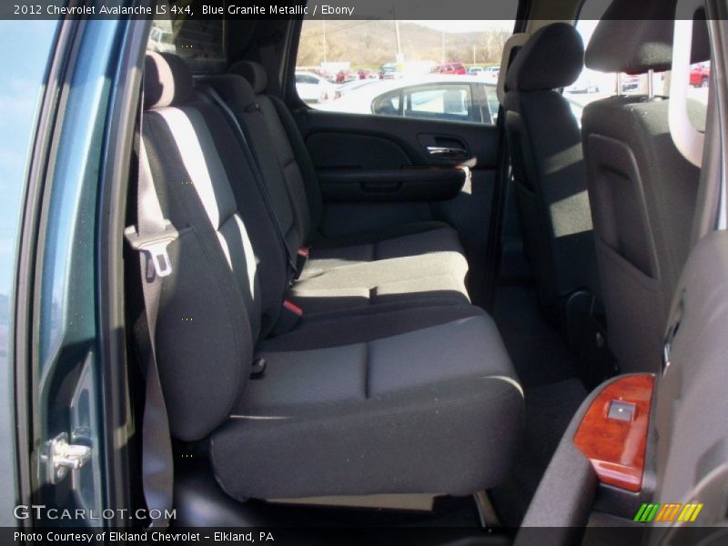 Blue Granite Metallic / Ebony 2012 Chevrolet Avalanche LS 4x4
