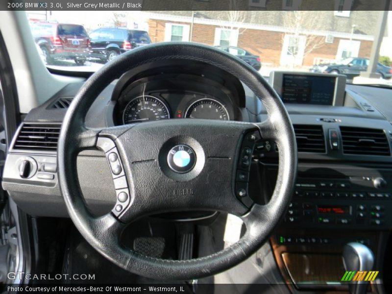 Silver Grey Metallic / Black 2006 BMW X3 3.0i