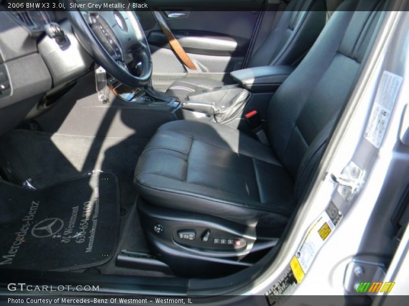Silver Grey Metallic / Black 2006 BMW X3 3.0i