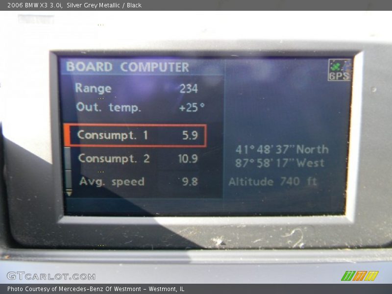 Silver Grey Metallic / Black 2006 BMW X3 3.0i