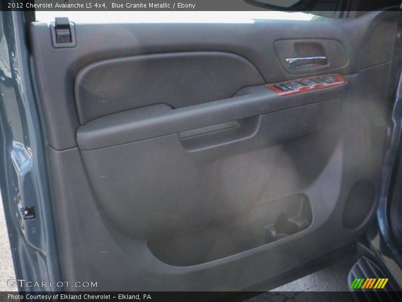 Blue Granite Metallic / Ebony 2012 Chevrolet Avalanche LS 4x4
