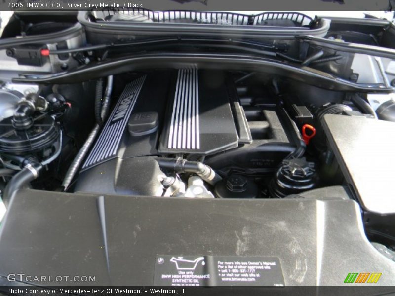 Silver Grey Metallic / Black 2006 BMW X3 3.0i