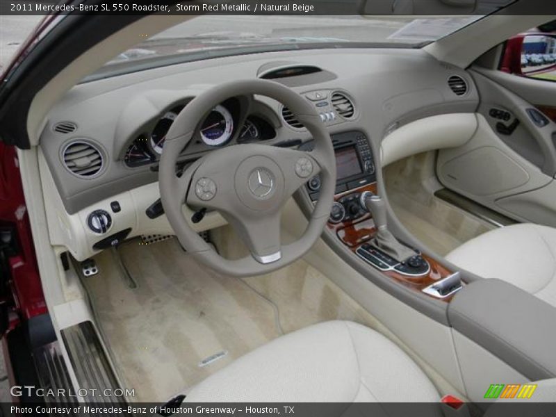 Natural Beige Interior - 2011 SL 550 Roadster 