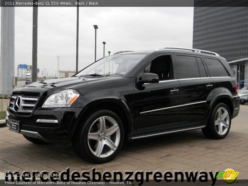 Black / Black 2011 Mercedes-Benz GL 550 4Matic